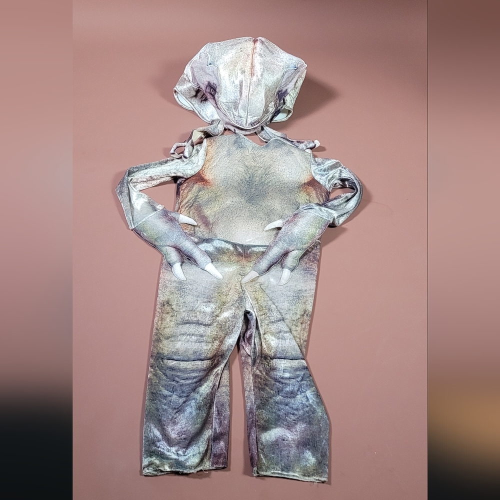 Kids Dinosaur Costume - Silver - Picture 3 of 6